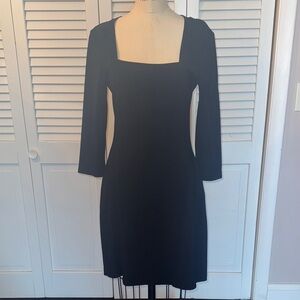 Boston Proper Black Travel Knit dress Size M